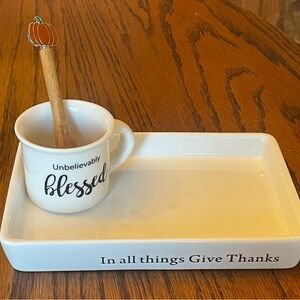 Robert Stanley Unbelievably Blessed Mug & Tray Set